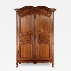Late 19th Century Louis XV Style Oak Armoire - 3555429