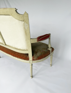 Late 19th Century Louis XVI Style Canape from Matching Parlor Suite - 4745455
