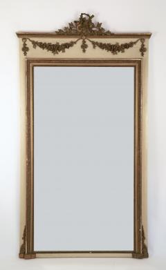 Late 19th Century Louis XVI Style Trumeau Mirror - 4531954