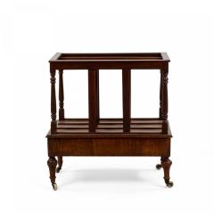 Late 19th Century Mahogany 3 Section Magazine Rack - 4520715