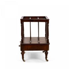 Late 19th Century Mahogany 3 Section Magazine Rack - 4520724