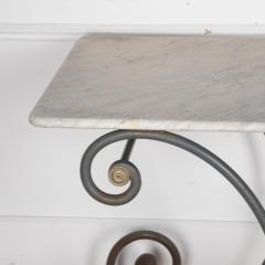 Late 19th Century Metal and Marble Patisserie Table - 3563657