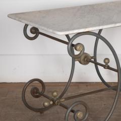 Late 19th Century Metal and Marble Patisserie Table - 3563698