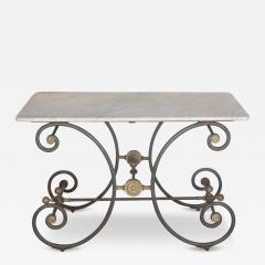 Late 19th Century Metal and Marble Patisserie Table - 3571733