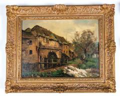 Late 19th Century Pair Oil Painting Giltwood Frame - 1038361