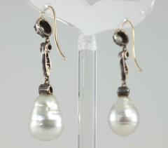 Late 19th Century Pearl and Diamond Earrings - 181590