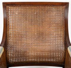 Late 19th Century Regency Caned Library Armchair - 3399901