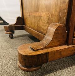 Late 19th Century Top Lid with Fitted Interior Line Burl Inlaid Davenport Desk - 1236481