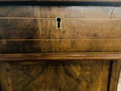 Late 19th Century Top Lid with Fitted Interior Line Burl Inlaid Davenport Desk - 1236484