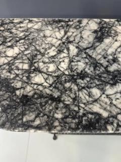 Late 19th Century Wrought Iron Marble Radiator Cover from a New York Apartment - 4118092