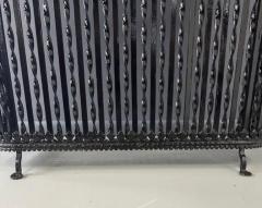 Late 19th Century Wrought Iron Marble Radiator Cover from a New York Apartment - 4118096