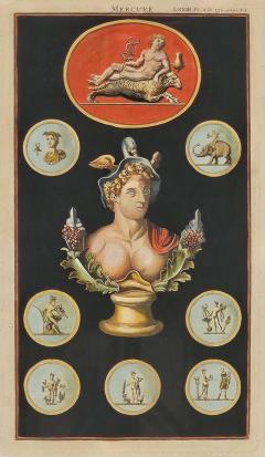 Late 19th Early 20th Century Italian Print of Mercury - 4287905
