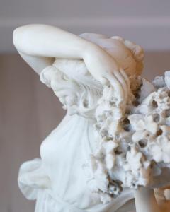 Late 19th Early 20th Century Volterra Alabaster Figure of a Flower Girl - 4397001