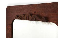 Late 19th c American Dark Oak Mirror - 85041