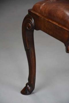 Late 19thc walnut cabriole leg stool in the Queen Anne style - 4805968