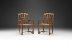 Late 20th Century Anglo Chinese Chairs with Caned Seats Europe 1980s - 3061664