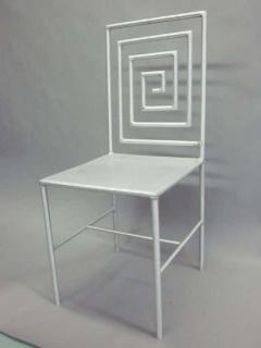 Late 20th Century Artist Made Aluminum Desk Side Chair by Jose Pascual - 1811211