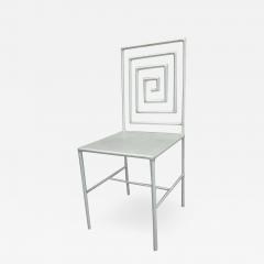 Late 20th Century Artist Made Aluminum Desk Side Chair by Jose Pascual - 1812867