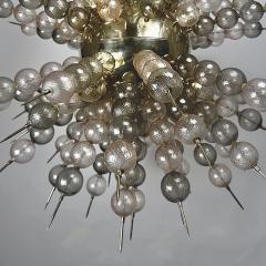 Late 20th Century Brass Balloton Murano Glass Sputnik Chandelier - 4717368