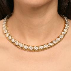 Late 20th Century Gold and Diamond Necklace - 1054140