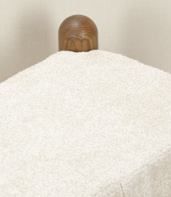 Late 20th Century Italian brass and wood bench - 4430728