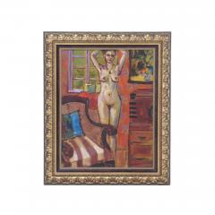 Late 20th Century Model in Trinidad Studio Jae Dougall Fauvist Oil on board - 3287928