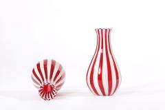 Late 20th Century Pair Murano Glass Vases Pieces - 1593427