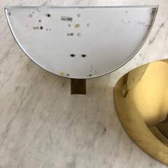 Late 20th Century Pair of Space Age Gold Metal and Transparent Lucite Sconces - 1696612