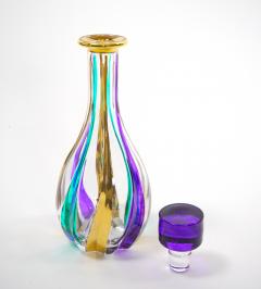 Late 20th Century Venetian Hand Painted Barware Decanter - 3546157
