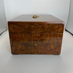 Late Biedermeier Box Walnut and Walnut Burl Austria circa 1850 - 4422225