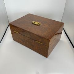 Late Biedermeier Box Walnut and Walnut Burl Austria circa 1850 - 4422227