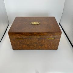 Late Biedermeier Box Walnut and Walnut Burl Austria circa 1850 - 4422228