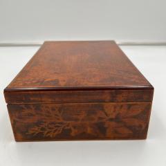 Late Biedermeier Jewelry Box Printed beech Germany circa 1840 - 4543878