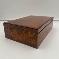 Late Biedermeier Jewelry Box Printed beech Germany circa 1840 - 4543882
