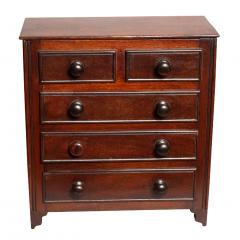 Late Georgian Mahogany Box in the Form of a Chest - 3768244
