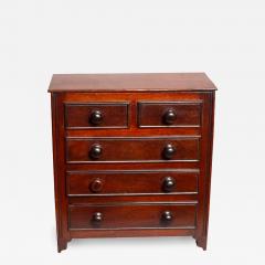 Late Georgian Mahogany Box in the Form of a Chest - 4133226