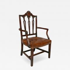 Late Georgian Mahogany Guildmasters Armchair - 3801084
