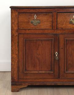 Late Georgian Oak Sideboard Cabinet England circa 1800 - 4114190