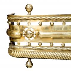 Late Regency Brass Fire Fender - 4810188