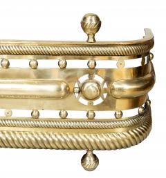Late Regency Brass Fire Fender - 4810210