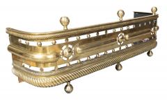 Late Regency Brass Fire Fender - 4810237