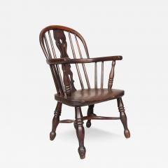 Late Regency Childs Yew and Elm Windsor Armchair - 3745828