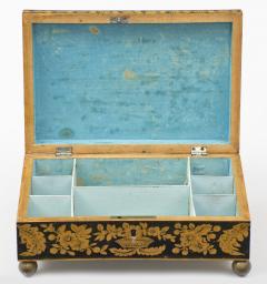 Late Regency Chinoiserie Penwork Box Circa 1830 - 117288