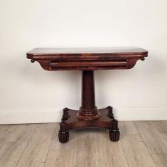 Late Regency Period Pedestal Game Table England circa 1825 - 4806573