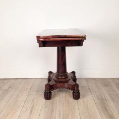 Late Regency Period Pedestal Game Table England circa 1825 - 4806575