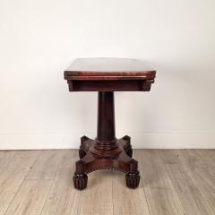 Late Regency Period Pedestal Game Table England circa 1825 - 4806577