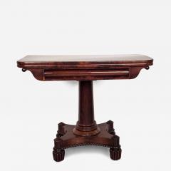 Late Regency Period Pedestal Game Table England circa 1825 - 4812984