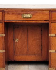 Late Victorian Mahogany Campaign Chest England circa 1880 - 3911743