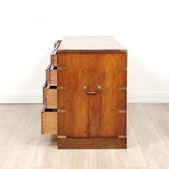 Late Victorian Mahogany Campaign Chest England circa 1880 - 3911748