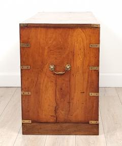 Late Victorian Mahogany Campaign Chest England circa 1880 - 3911749